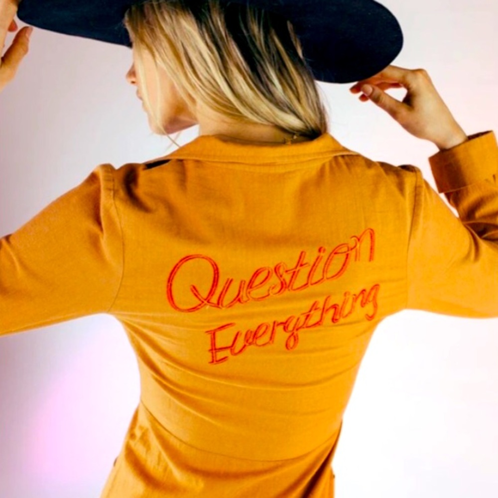 UFT Lenni the Label Question Everything retro dress - Picture 1 of 11